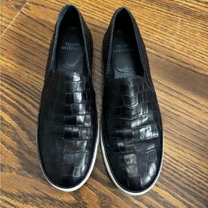 Stuart Weitzman black leather shoes